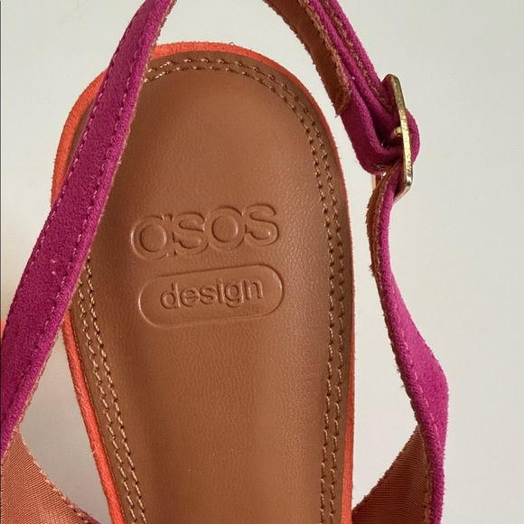 ASOS Fuchsia, Orange, Violet  Slingback Heels - Picture 2 of 6